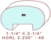 Handrail 2-1/4" - 48 Handrail 2-1/4" - 48