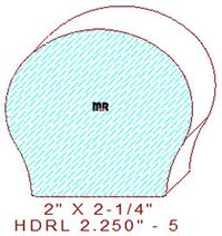 Handrail 2-1/4" - 5 Handrail 2-1/4" - 5