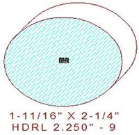 Handrail 2-1/4" - 9 Handrail 2-1/4" - 9