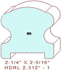 Handrail 2-5/16" - 1 Handrail 2-5/16" - 1