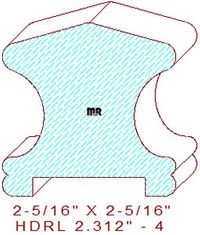 Handrail 2-5/16" - 4 Handrail 2-5/16" - 4