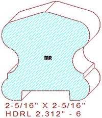 Handrail 2-5/16" - 6 Handrail 2-5/16" - 6