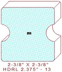 Handrail 2-3/8" - 13 Handrail 2-3/8" - 13