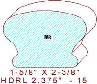 Handrail 2-3/8" - 15 Handrail 2-3/8" - 15