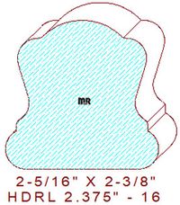 6B10 Handrail 2-3/8" - 16 6B10 Handrail 2-3/8" - 16