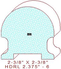 Handrail 2-3/8" - 6 Handrail 2-3/8" - 6