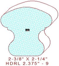 Handrail 2-3/8" - 9 Handrail 2-3/8" - 9