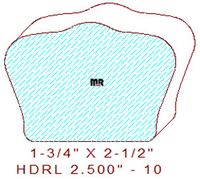 Handrail 2-1/2" - 10 Handrail 2-1/2" - 10