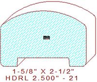 Handrail 2-1/2" - 21 Handrail 2-1/2" - 21