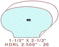 Handrail 2-1/2" - 26 Handrail 2-1/2" - 26