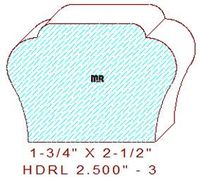 Handrail 2-1/2" - 3 Handrail 2-1/2" - 3