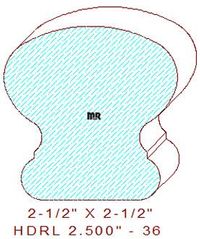Handrail 2-1/2" - 36 Handrail 2-1/2" - 36
