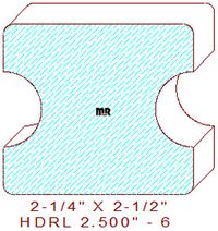 Handrail 2-1/2" - 6 Handrail 2-1/2" - 6