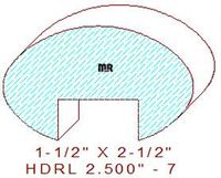 Handrail 2-1/2" - 7 Handrail 2-1/2" - 7