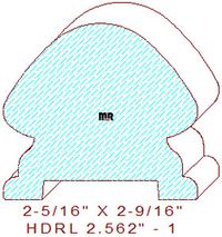 Handrail 2-9/16" - 1 Handrail 2-9/16" - 1