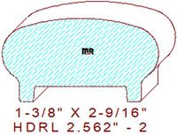 Handrail 2-9/16" - 2 Handrail 2-9/16" - 2