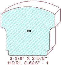 Handrail 2-5/8" - 1 Handrail 2-5/8" - 1