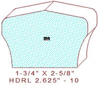 Handrail 2-5/8" - 10 Handrail 2-5/8" - 10
