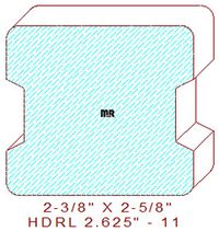 Handrail 2-5/8" - 11 Handrail 2-5/8" - 11
