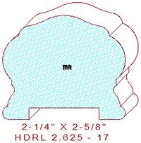 Handrail 2-5/8" - 17 Handrail 2-5/8" - 17