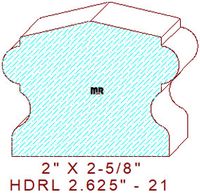 Handrail 2-5/8" - 21