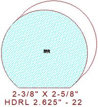 Handrail 2-5/8" - 22 Handrail 2-5/8" - 22