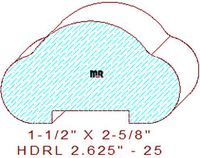 Handrail 2-5/8" - 25 Handrail 2-5/8" - 25