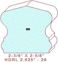 6910 Handrail 2-5/8" - 28 6910 Handrail 2-5/8" - 28