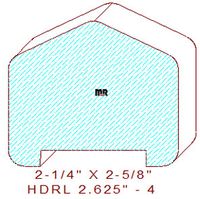 Handrail 2-5/8" - 4 Handrail 2-5/8" - 4
