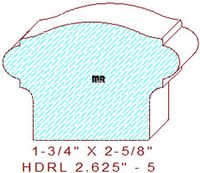 Handrail 2-5/8" - 5 Handrail 2-5/8" - 5