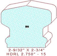 Handrail 2-3/4" - 15