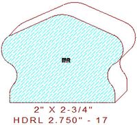 Handrail 2-3/4" - 17 Handrail 2-3/4" - 17