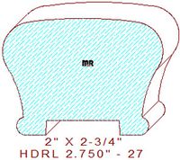 Handrail 2-3/4" - 27 Handrail 2-3/4" - 27