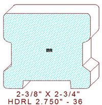 Handrail 2-3/4" - 36 