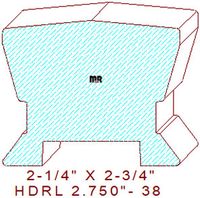 Handrail 2-3/4" - 38 Handrail 2-3/4" - 38
