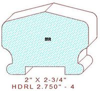 Handrail 2-3/4" - 4 Handrail 2-3/4" - 4