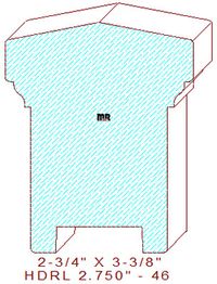 Handrail 2-3/4" - 46 Handrail 2-3/4" - 46