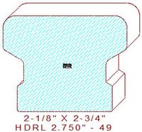 Handrail 2-3/4" - 49 Handrail 2-3/4" - 49