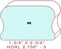 Handrail 2-3/4" - 5 Handrail 2-3/4" - 5