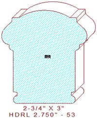 Handrail 2-3/4" - 53 Handrail 2-3/4" - 53