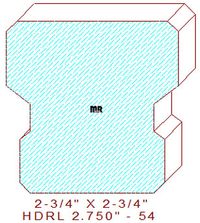 Handrail 2-3/4" - 54 Handrail 2-3/4" - 54