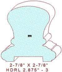 Handrail 2-7/8" - 3 Handrail 2-7/8" - 3