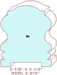 Handrail 2-7/8" Handrail 2-7/8"