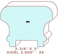 Handrail 3" - 24 Handrail 3" - 24