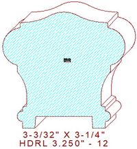 Handrail 3-1/4" - 12 Handrail 3-1/4" - 12