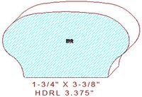 Handrail 3-3/8" Handrail 3-3/8"