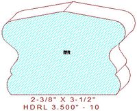 Handrail 3-1/2" - 10 Handrail 3-1/2" - 10