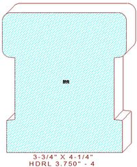 Handrail 3-3/4" - 4 Handrail 3-3/4" - 4