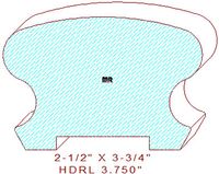 Handrail 3-3/4" Handrail 3-3/4"