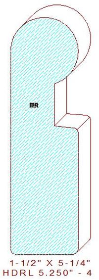Handrail 5-1/4" - 4 Handrail 5-1/4" - 4